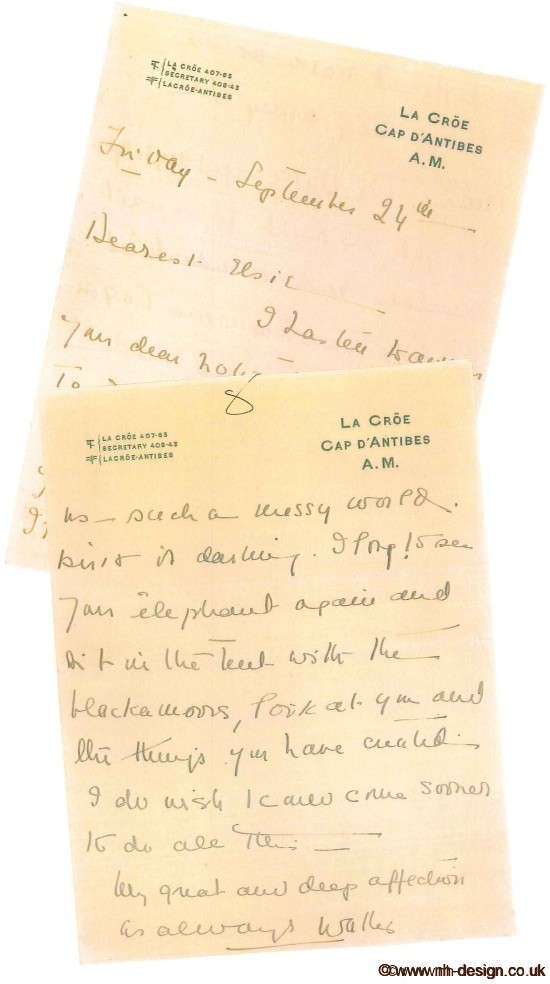letter from Wallis