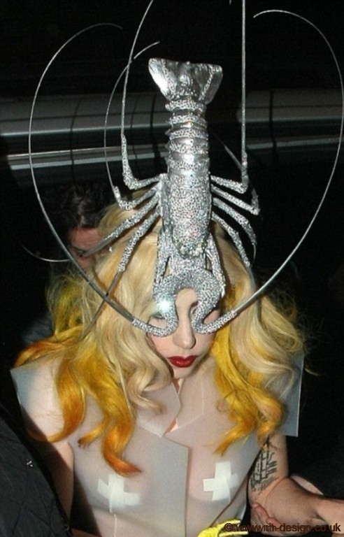 Lady GaGa in Phillip Treacy2