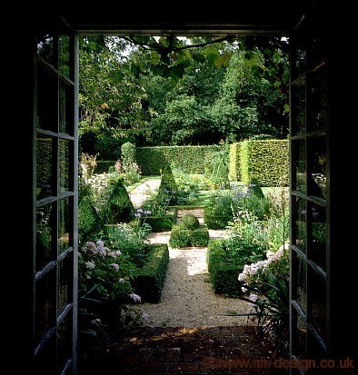 The garden at the Hunting Lodge by Michael Boys