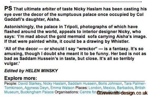 Daily Mail, 26th August 2011